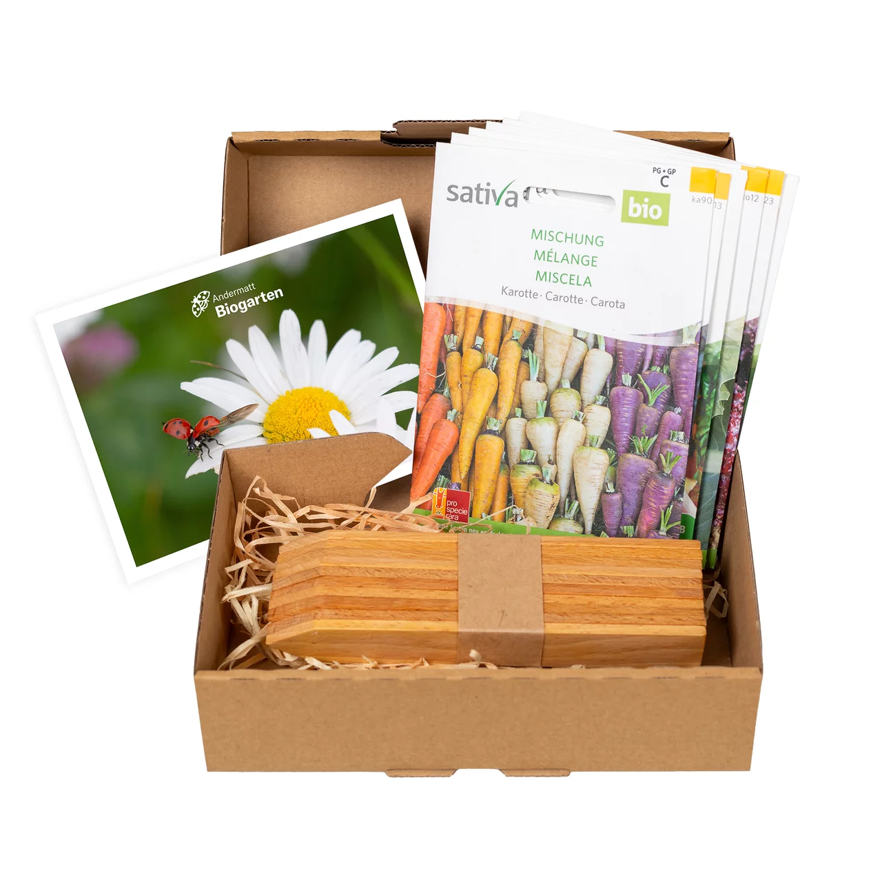 Produktbild zu «Geschenkbox Farbenfroher Garten»