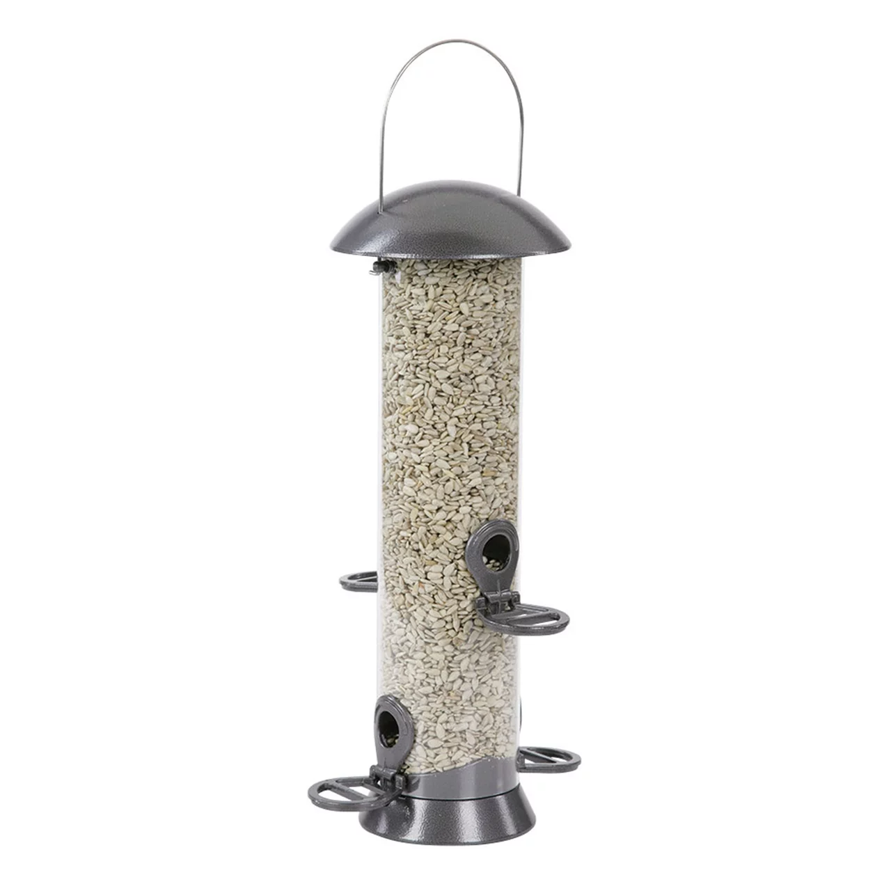 Colonne D'alimentation Pour Oiseaux En Acier Inoxydable 35 Cm
