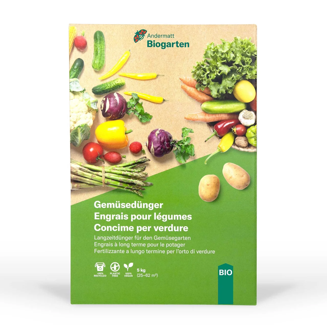 Image du produit pour «Engrais solide pour légumes» | © Andermatt Biogarten AG