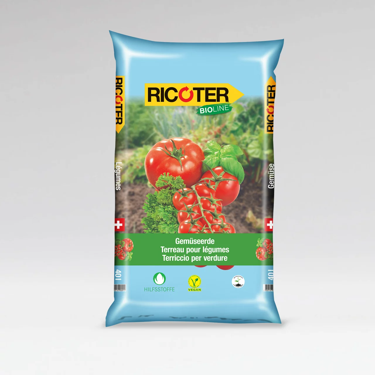 Image du produit pour «Terreau pour légumes Bioline» | © Ricoter Erdaufbereitung AG