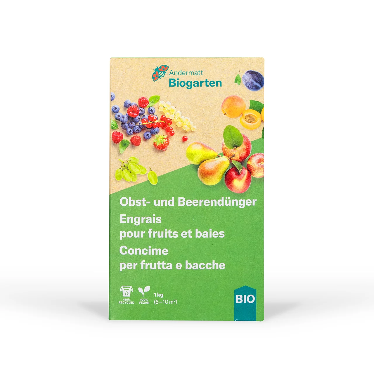 Image du produit pour «Engrais solide pour fruits et baies» | © Andermatt Biogarten AG