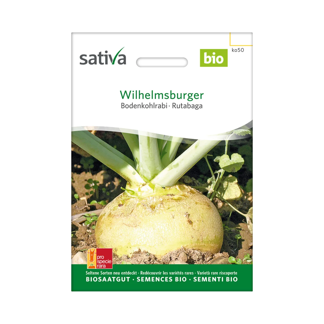 Produktbild zu «Biosamen Bodenkohlrabi Wilhelmsburger» | © Sativa Rheinau AG