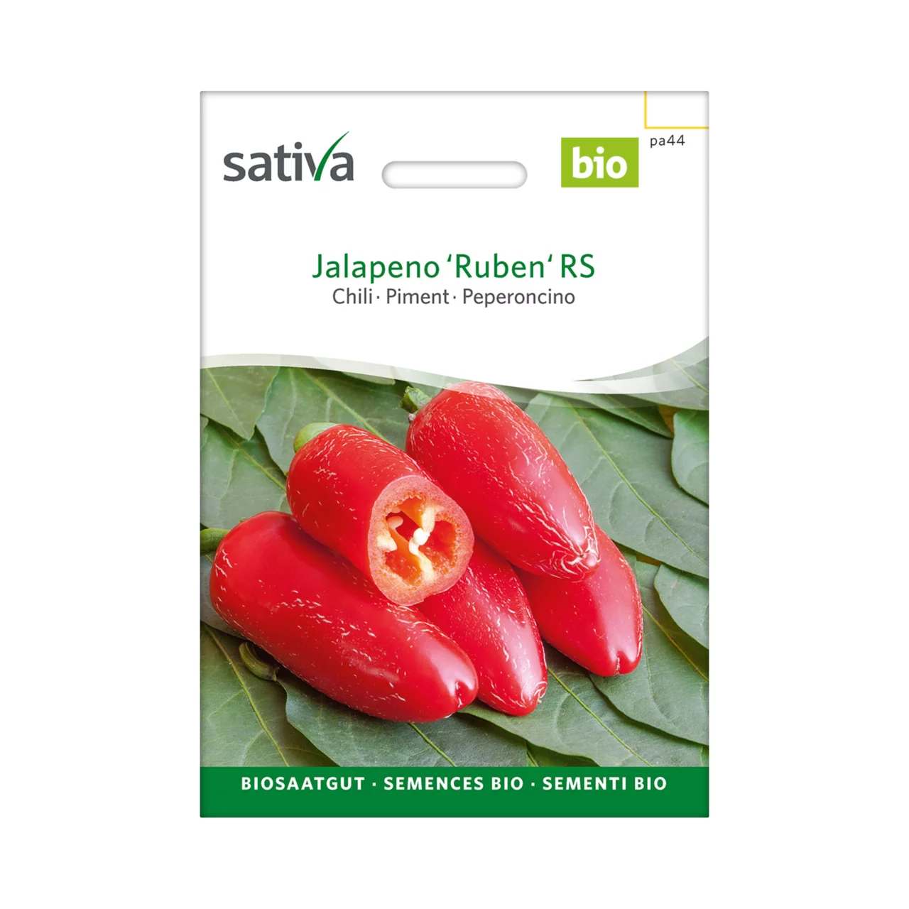 Produktbild zu «Biosamen Chili Jalapeno Ruben RS» | © Sativa Rheinau AG