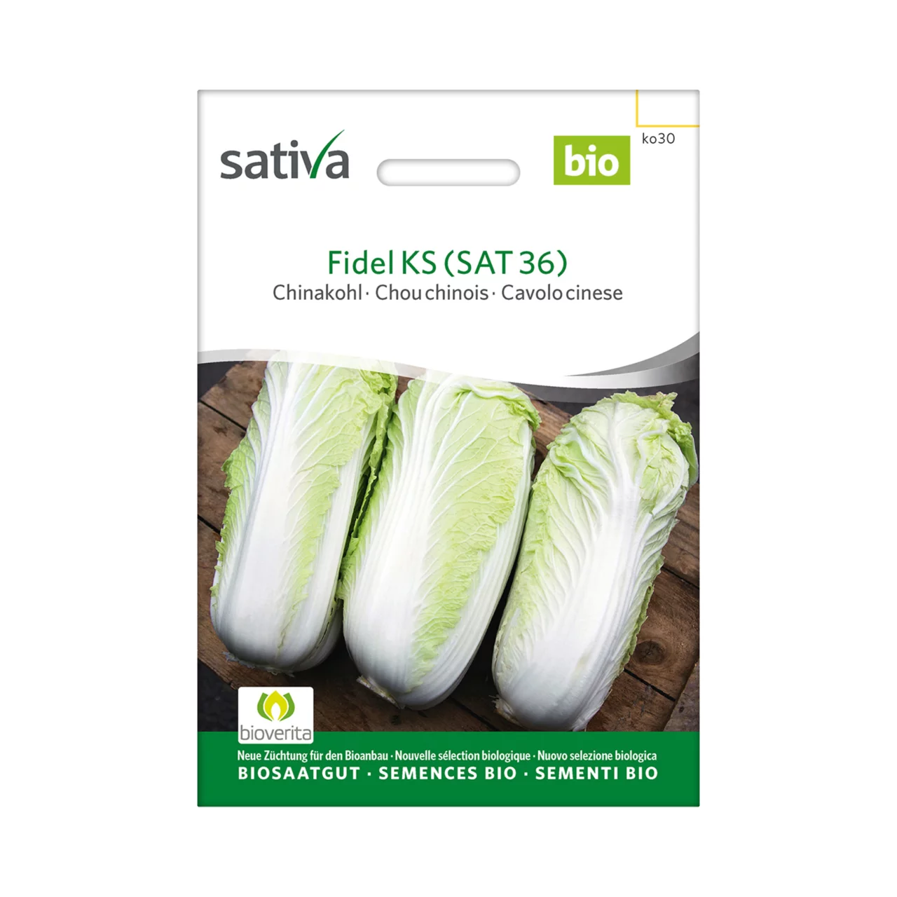 Produktbild zu «Biosamen Chinakohl Auslese (Sat 36)» | © Sativa Rheinau AG