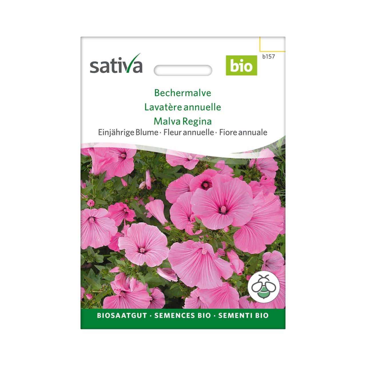 Produktbild zu «Biosamen Blume Bechermalve» | © Sativa Rheinau AG
