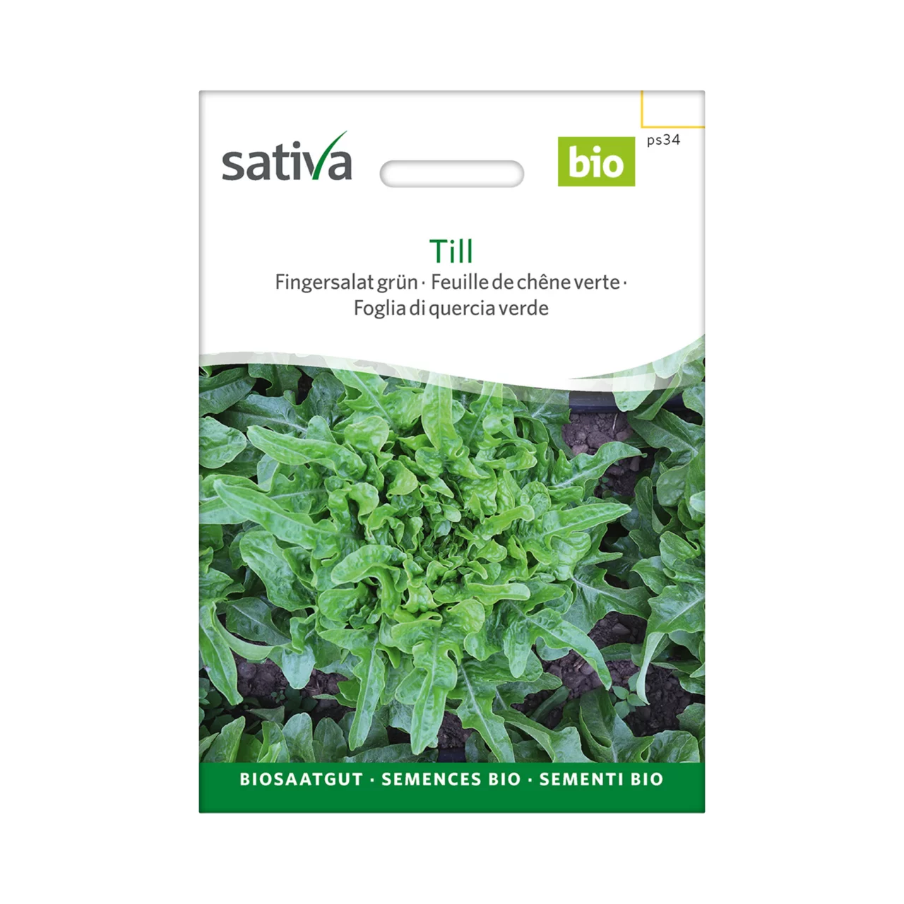 Produktbild zu «Biosamen Fingersalat Till» | © Sativa Rheinau AG
