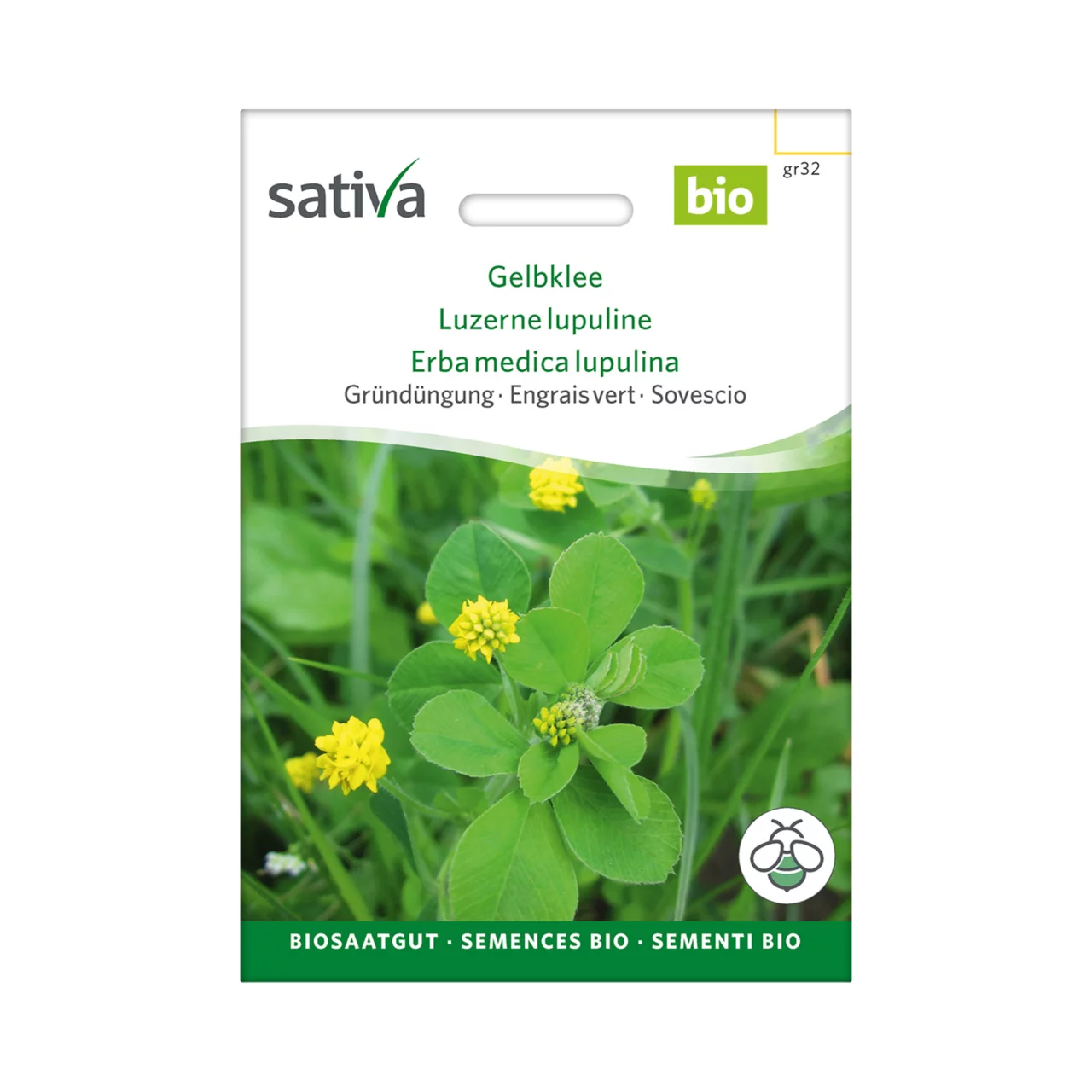 Produktbild zu «Biosamen Gründüngung Gelbklee» | © Sativa Rheinau AG