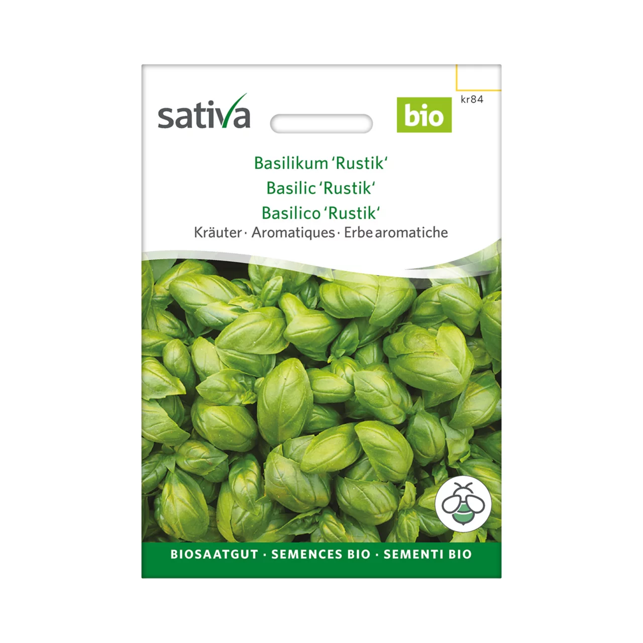 Image du produit pour «Semences bio Basilic Rustik» | © Sativa Biosaatgut GmbH