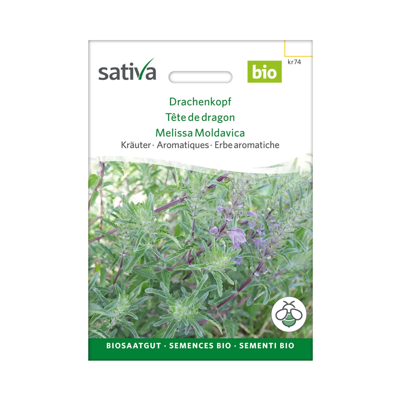 Produktbild zu «Biosamen Drachenkopf» | © Sativa Rheinau AG