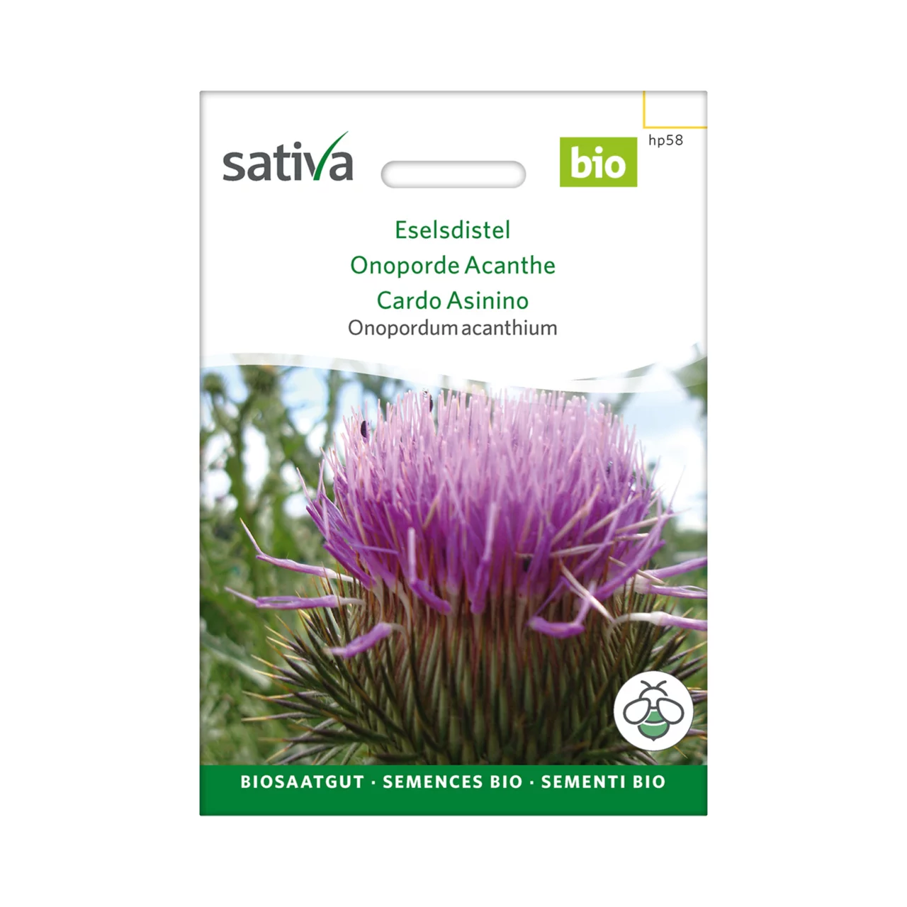 Produktbild zu «Biosamen Eselsdistel» | © Sativa Rheinau AG