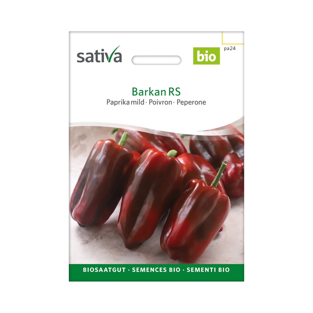 Image du produit pour «Semences bio Poivron Barkan RS» | © Sativa Rheinau AG