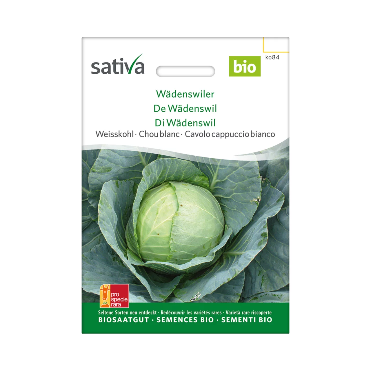 Produktbild zu «Biosamen Weisskohl Wädenswiler» | © Sativa Rheinau AG