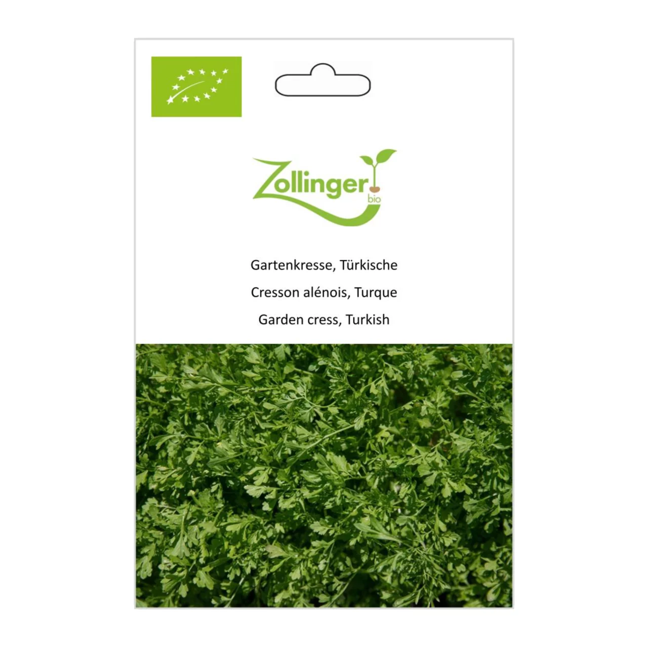 Produktbild zu «Biosamen Gartenkresse, Türkische» | © Zollinger Bio Sàrl
