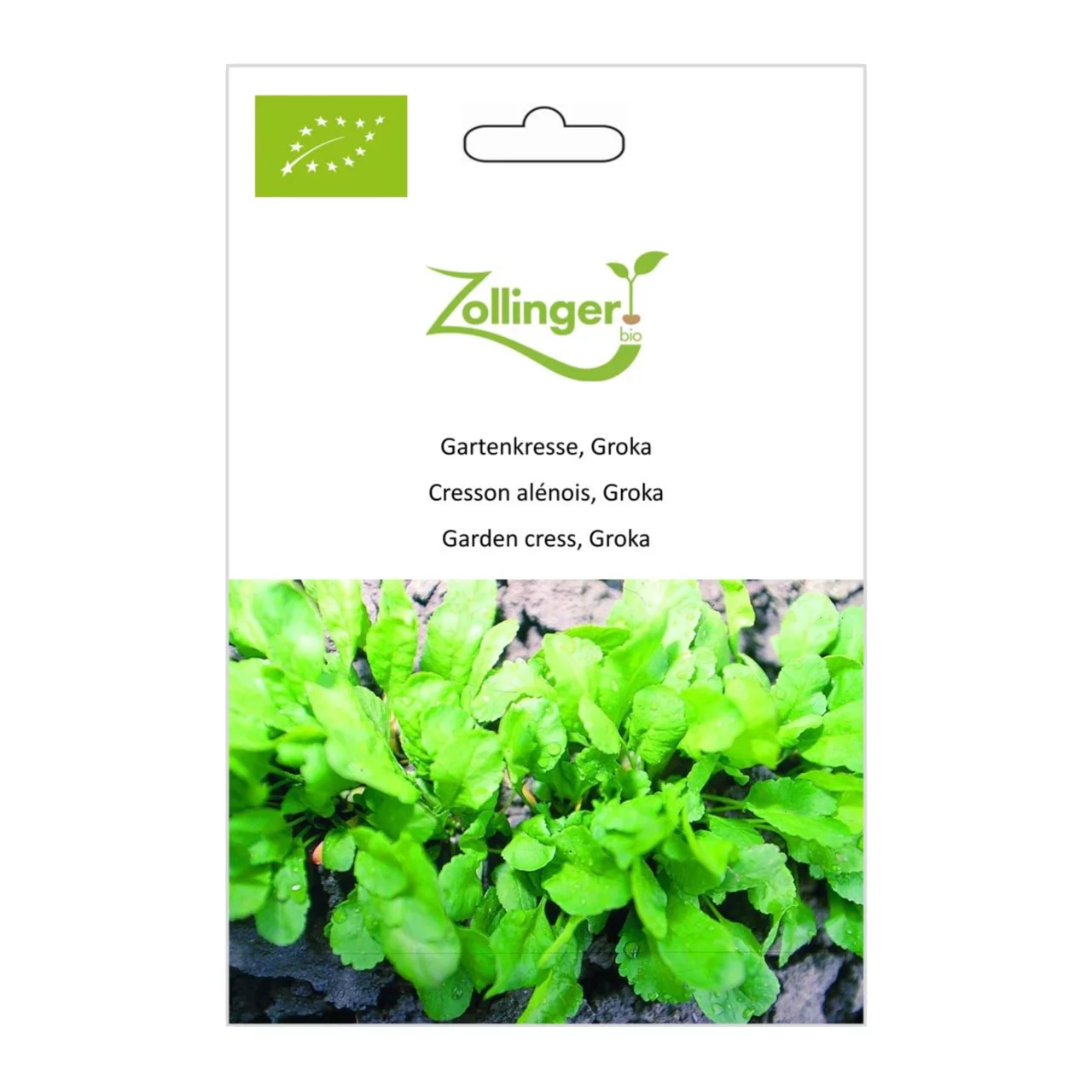 Produktbild zu «Biosamen Gartenkresse, Groka» | © Zollinger Bio Sàrl