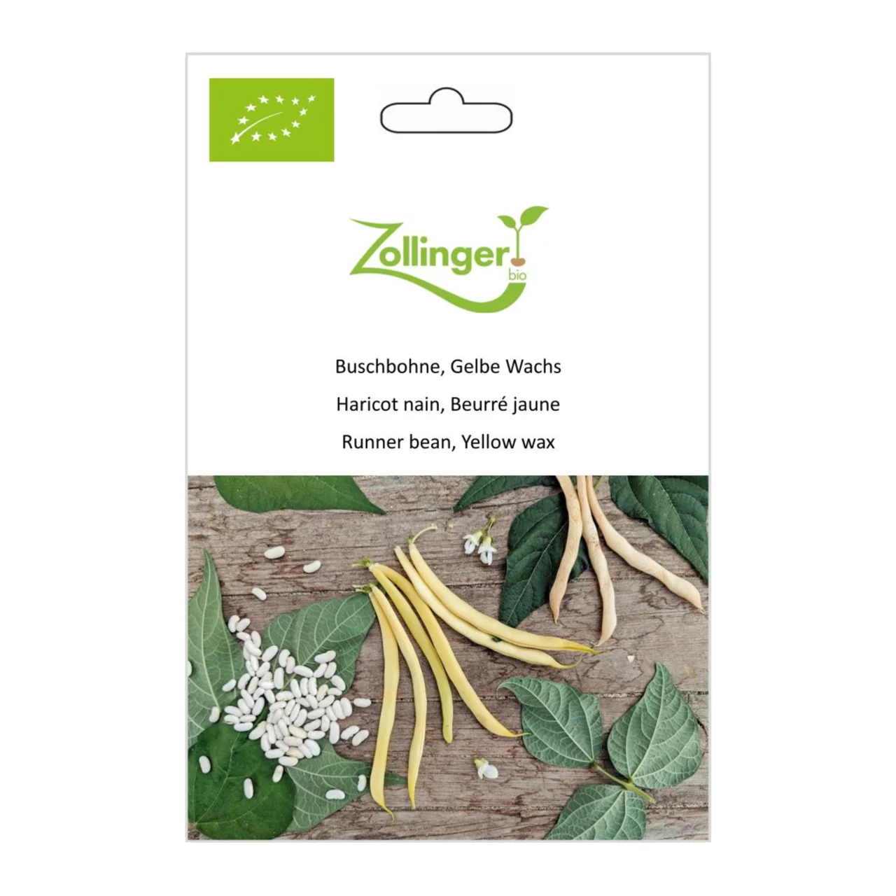 Produktbild zu «Biosamen Buschbohne, Gelbe Wachs» | © Zollinger Bio Sàrl