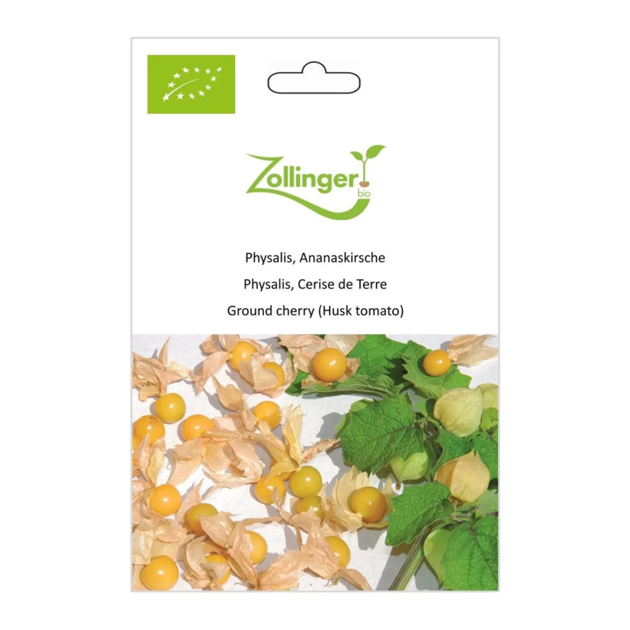 Produktbild zu «Biosamen Physalis, Ananaskirsche» | © Zollinger Bio Sàrl