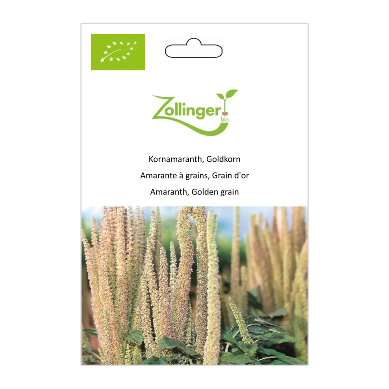 Produktbild zu «Biosamen Kornamaranth, Goldkorn» | © Zollinger Bio Sàrl