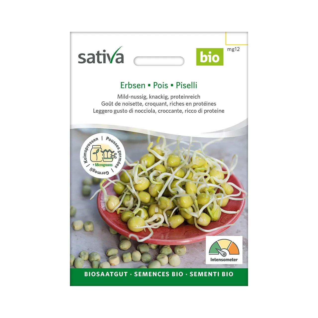 Sprossensamen Erbsen | © Eschenfelder GmbH & Co.KG