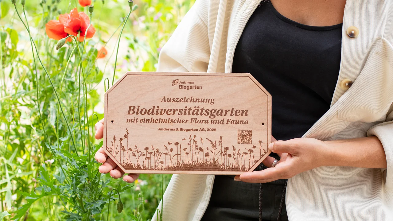 Biodiverse und naturnahe Gärten sind wichtige Trittsteine um die Natur auch im Siedlungsgebiet zu vernetzen. | © Andermatt Biogarten AG