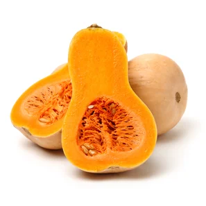 Butternut-Kürbis aufgeschnitten | © Andermatt Biogarten AG