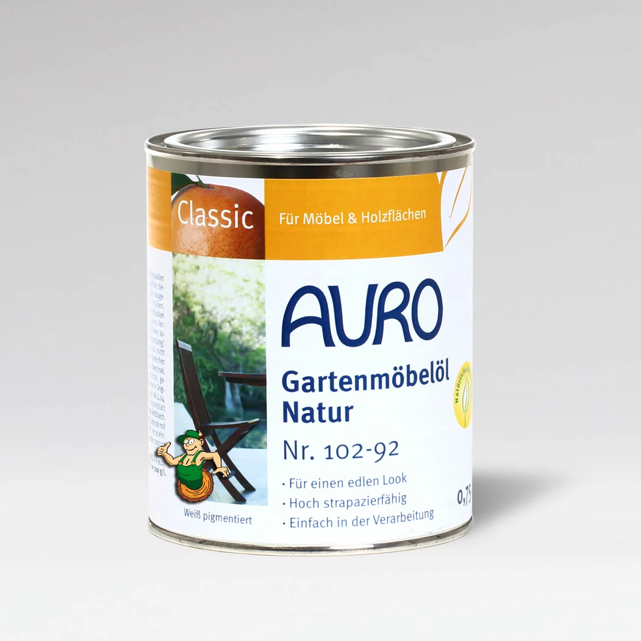 Produktbild zu «Auro Gartenmöbelöl Natur» | © OBM Bionik GmbH