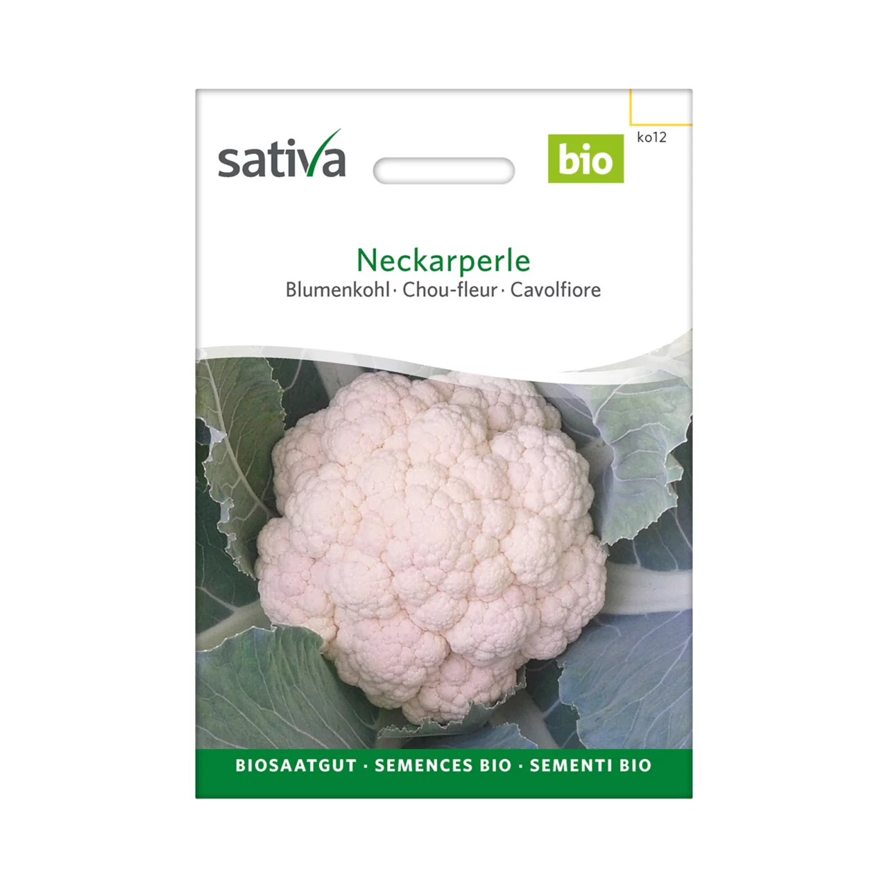 Produktbild zu «Biosamen Blumenkohl Neckarperle» | © Sativa Rheinau AG