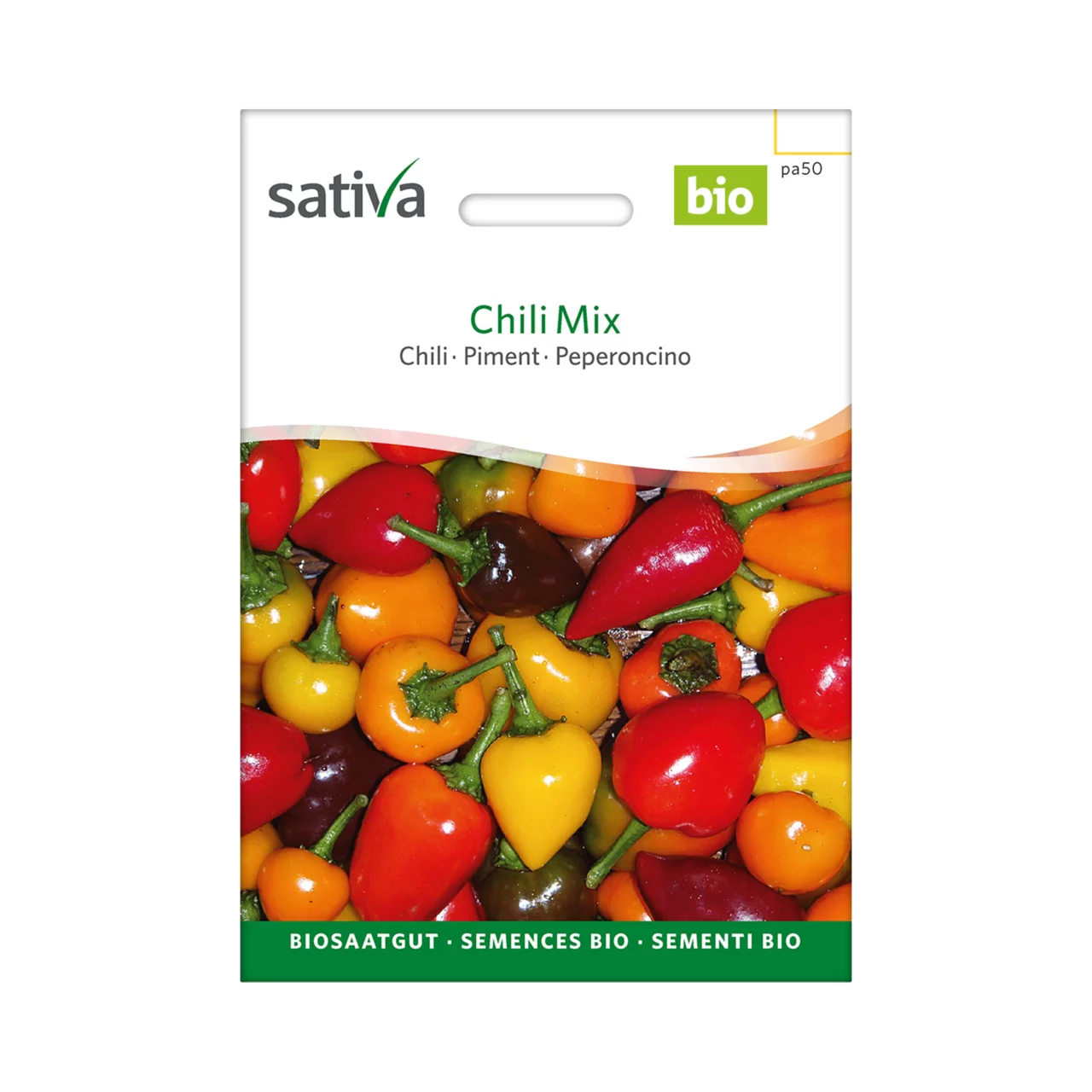 Produktbild zu «Biosamen Chili-Mix» | © Sativa Rheinau AG
