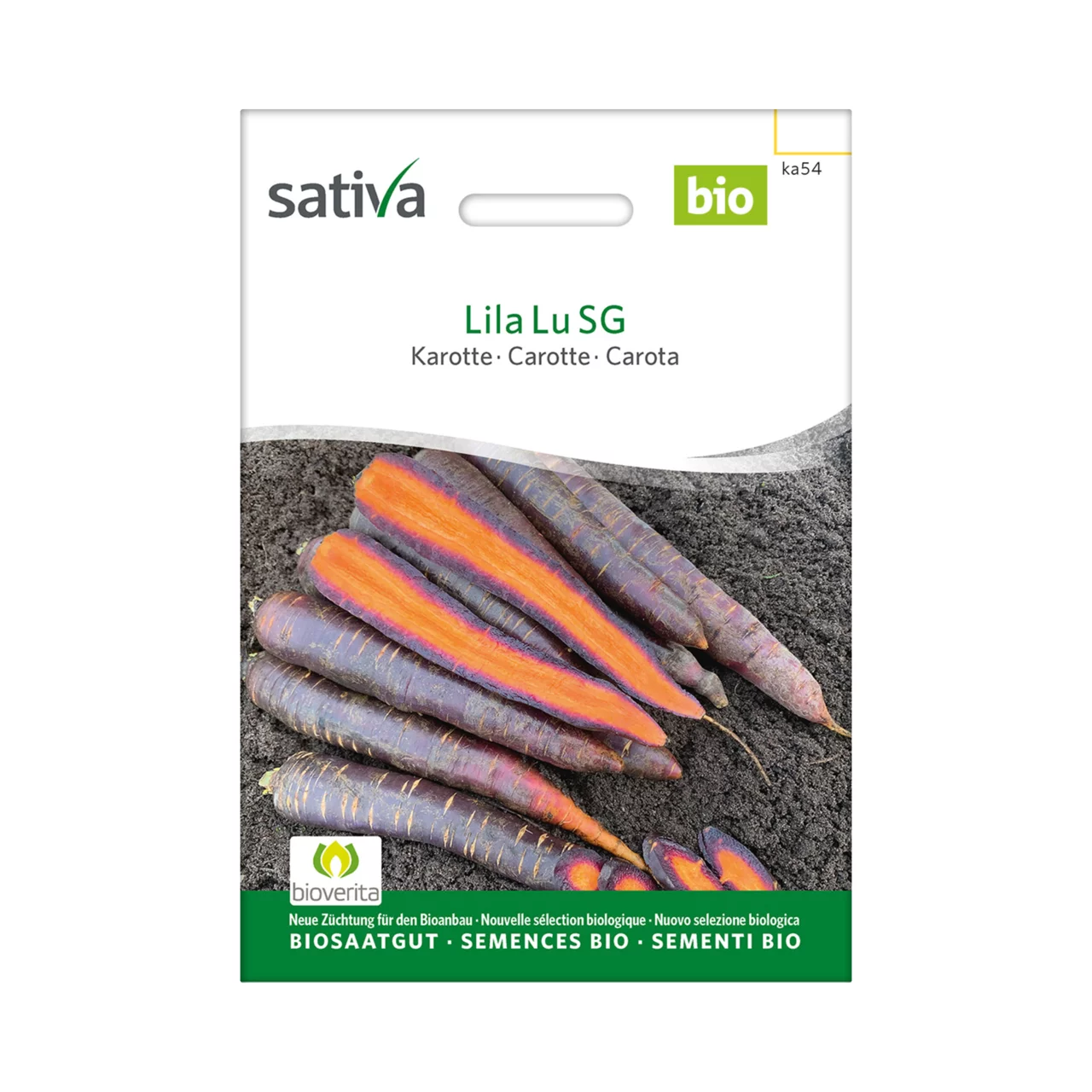 Image du produit pour «Semences bio Carotte Lila Lu SG» | © Sativa Rheinau AG