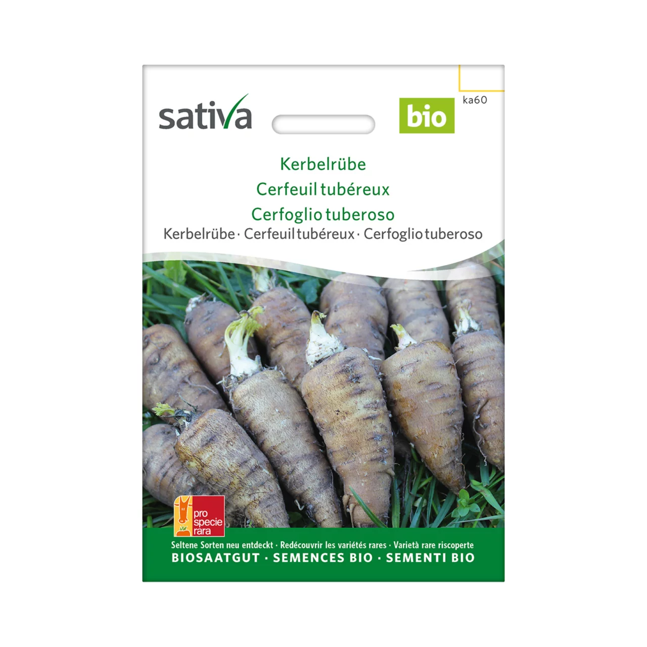 Produktbild zu «Biosamen Kerbelrübe» | © Sativa Rheinau AG
