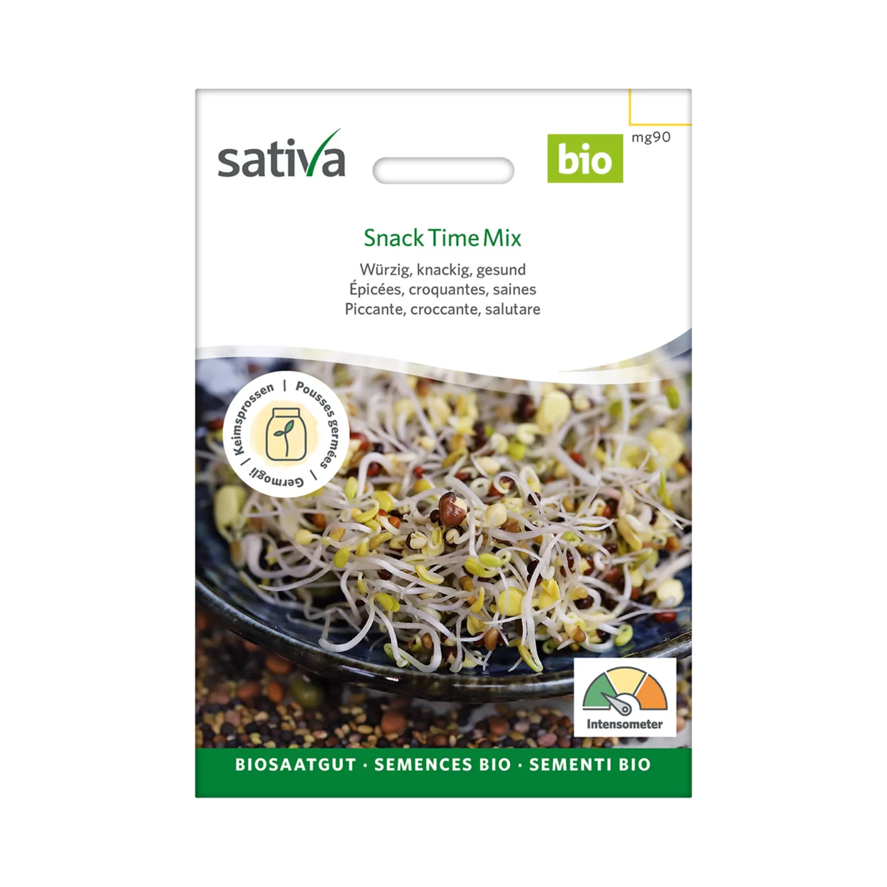 Image du produit pour «Graines à germer Snack Time Mix» | © Sativa Rheinau AG