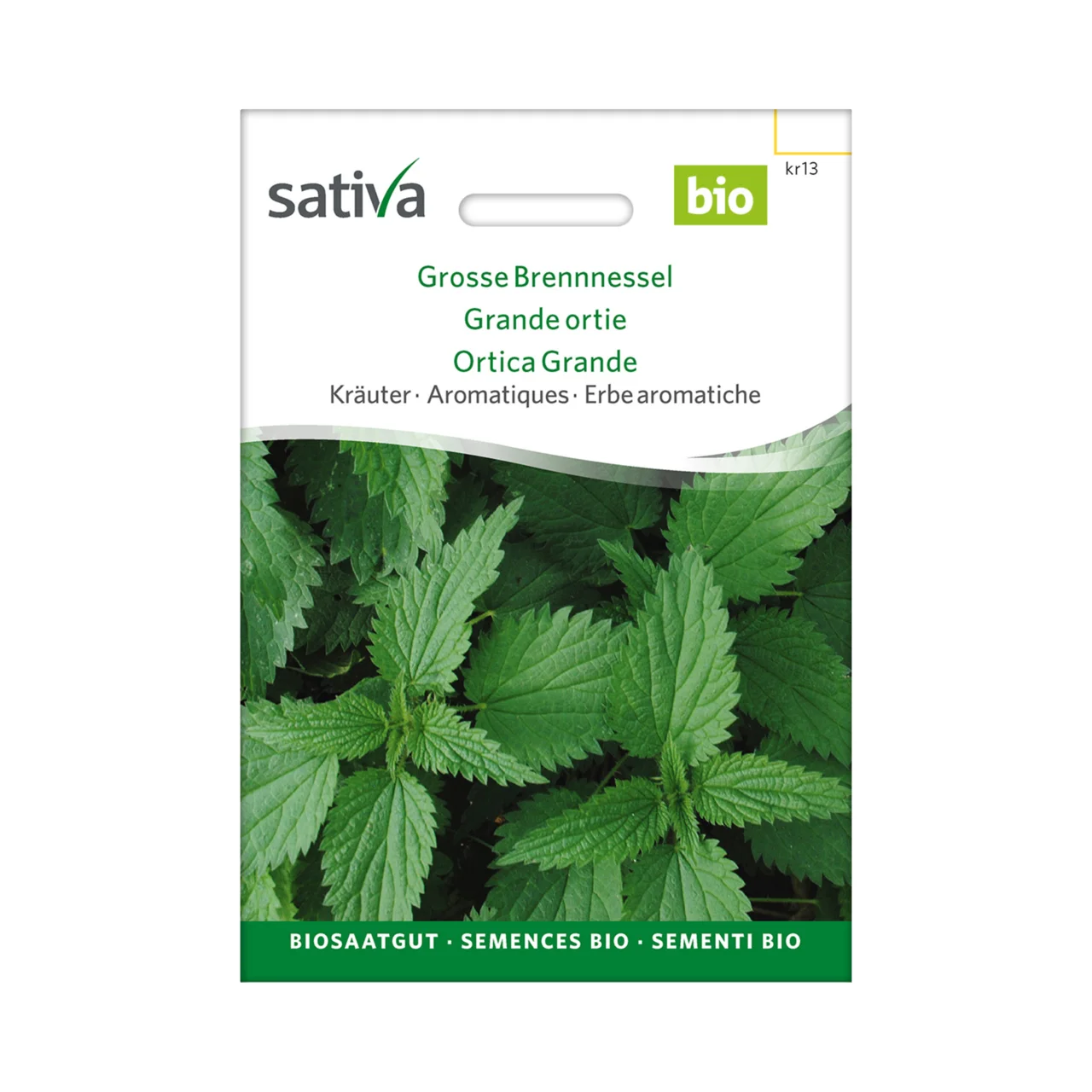 Produktbild zu «Biosamen Kräuter Grosse Brennnessel»