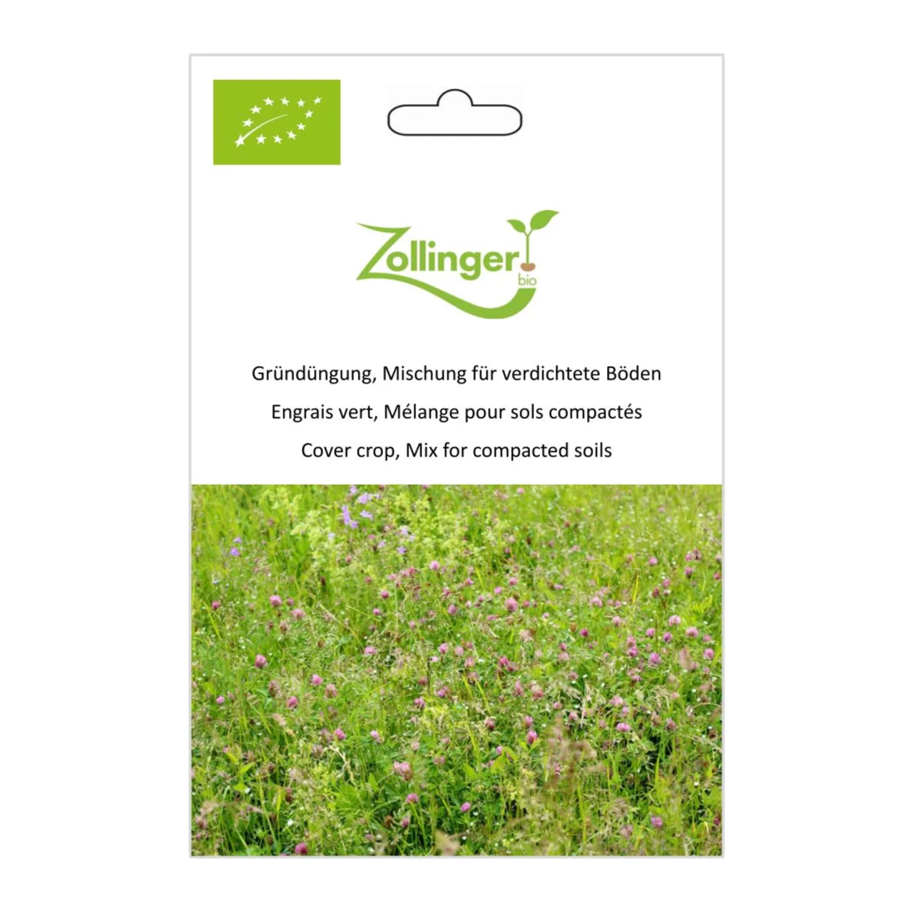 Produktbild zu «Biosamen Gründüngung, Mischung für verdichtete Böden» | © Zollinger Bio Sàrl