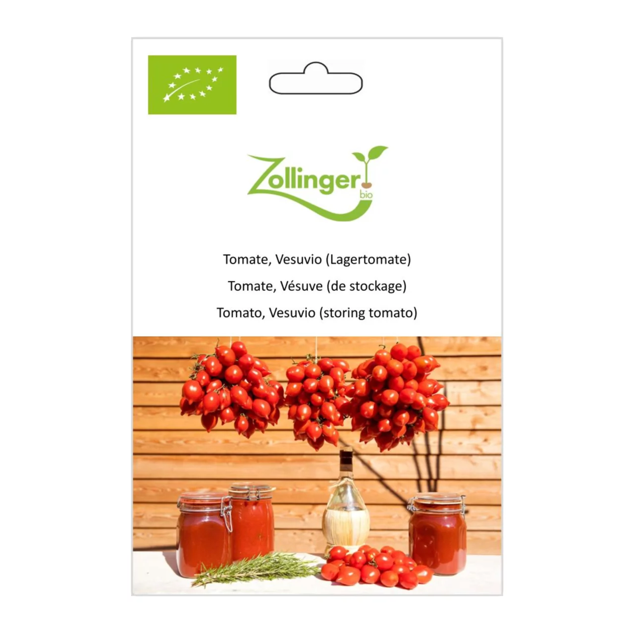 Image du produit pour «Semences bio Tomate de stockage, Vésuve» | © Zollinger Bio Sàrl