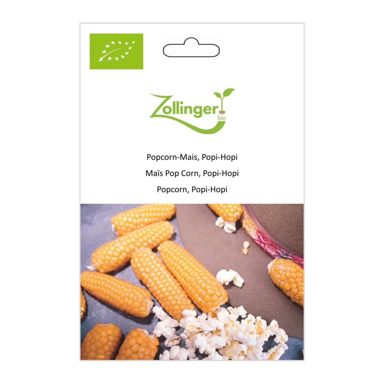 Produktbild zu «Biosamen Popcorn-Mais, Popi-Hopi» | © Zollinger Bio Sàrl