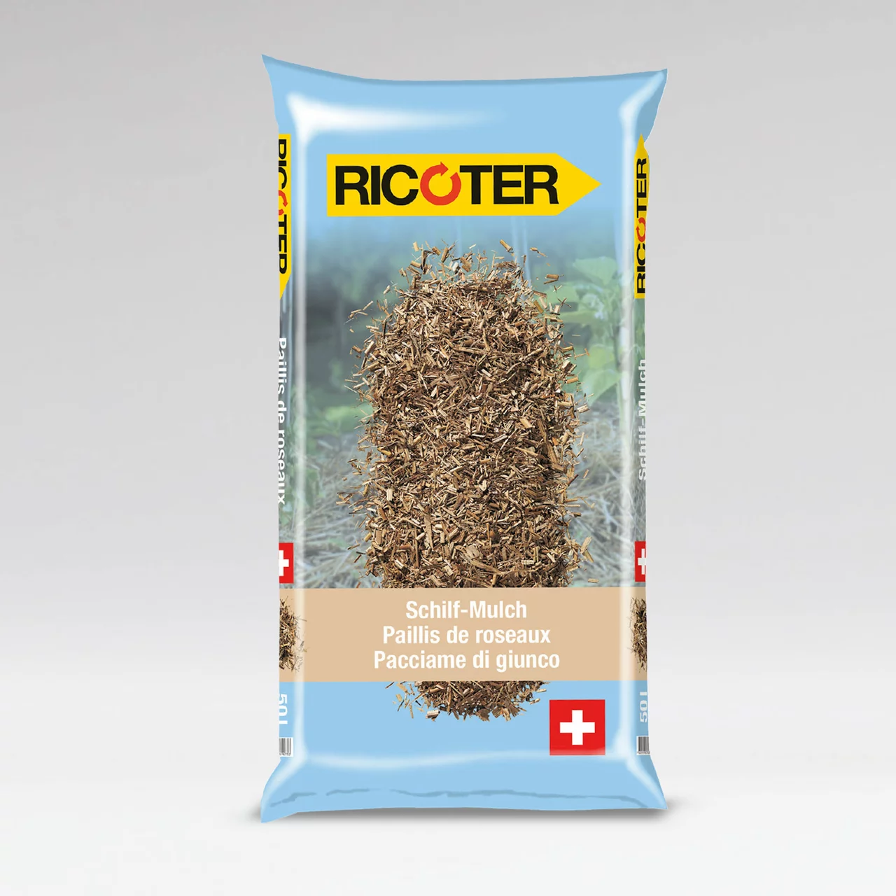 Produktbild zu «Schilf-Mulch» | © Ricoter Erdaufbereitung AG