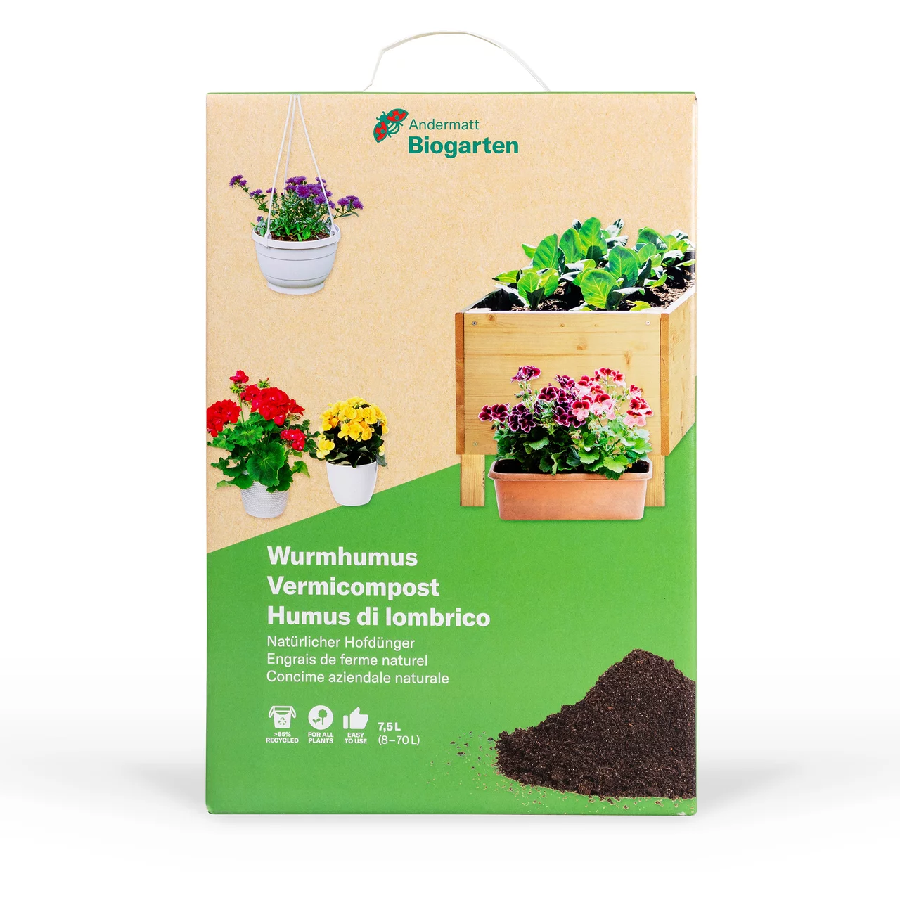 Produktbild zu «Wurmhumus» | © Andermatt Biogarten AG